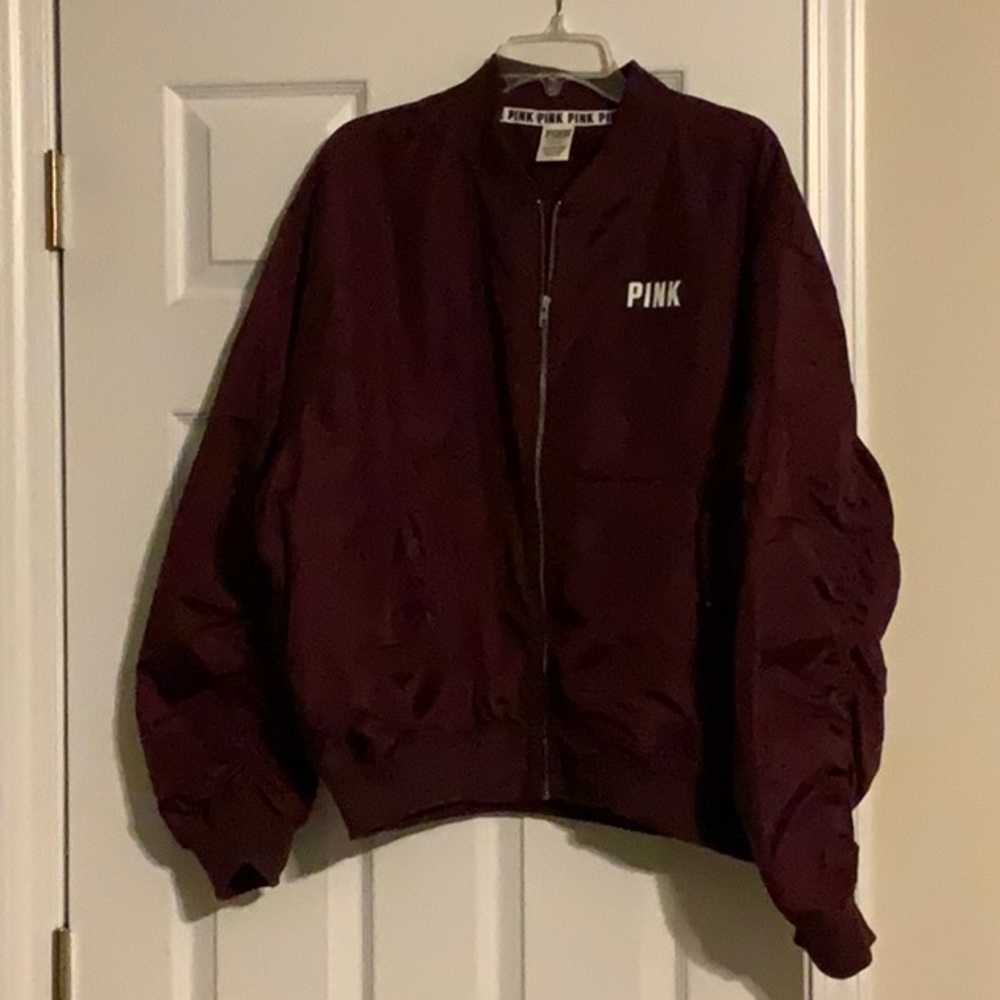 Victoria Secret Pink bomber jacket w/ roaches side